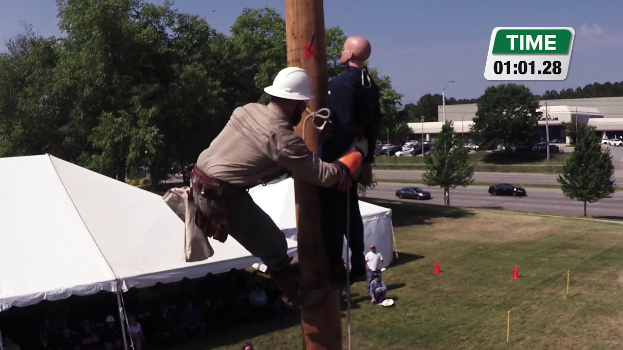 2019 Pole Top Rescue Competition Kenny Simmons Pee Dee Electric 