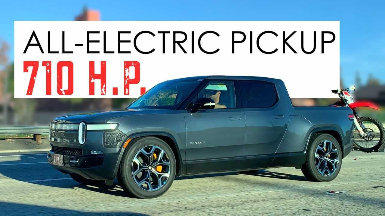 2021 Rivian R1T Electric Pickup Truck Spotted Out Testing