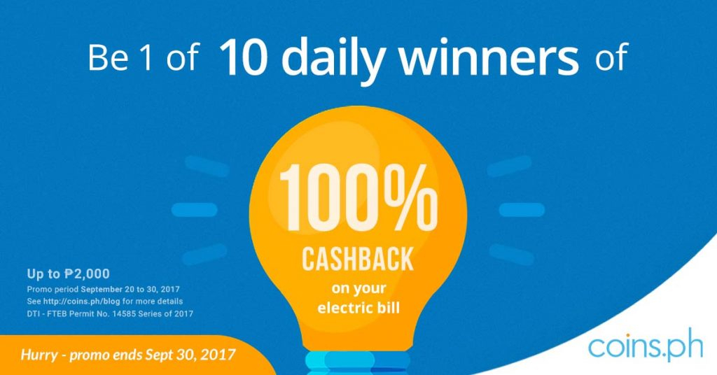 Be 1 Of 10 DAILY Winners Of A 100 Rebate On Your Electric Bill 2017