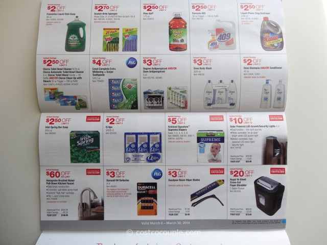 Costco March 2014 Coupon Book 03 06 14 To 03 30 14