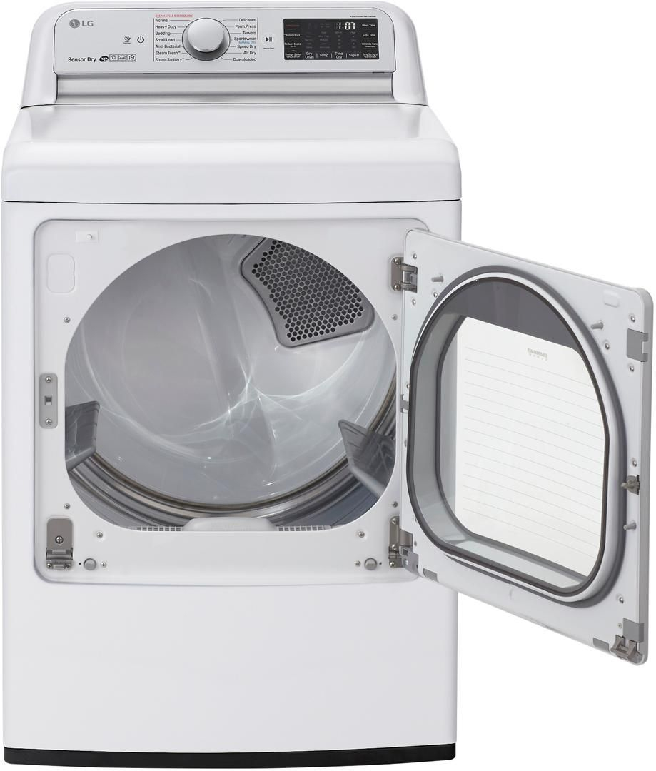 DLEX7800WE 27 LG 7 3 Cu Ft Smart Wifi Electric Dryer With TurboSteam 