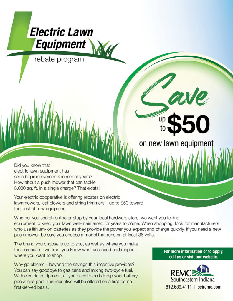 Electric Lawn Equipment Rebate Program Indiana Connection