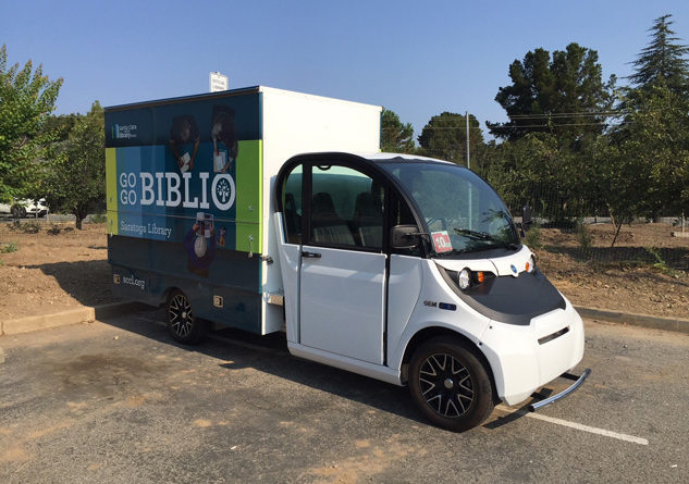 Four New Electric Mini Bookmobiles Bring The Library To The Community 