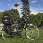 Gazelle Arroyo C8 HMB Electric Bike At The Seattle Center Space Needle