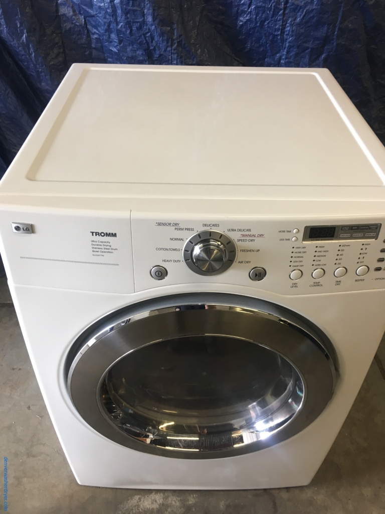 Large Images For Quality Refurbished LG Tromm 27 Electric Dryer 1 