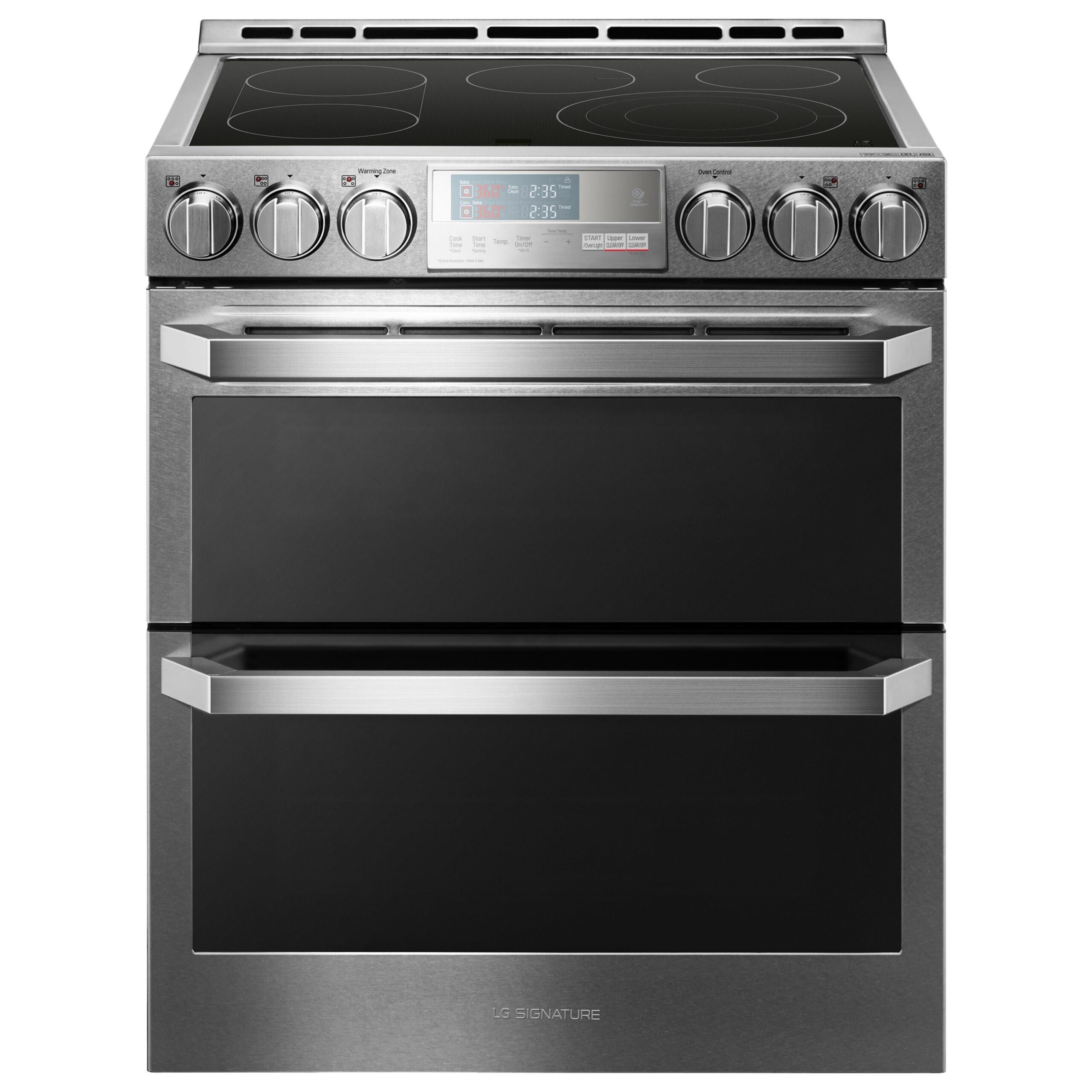 LG Appliances LG SIGNATURE 7 3 Cu Ft Electric Double Oven Slide In 