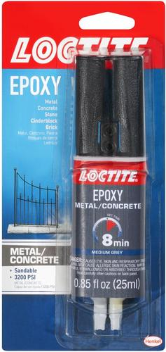 Loctite Medium Gray Metal And Concrete Epoxy 85 Oz At Menards 