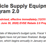 Maryland EVSE Rebate Funds Depleted For Fiscal Year 2020 PlugInSites