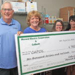 Menard Electric Cooperative Sharing Success Donation To CAPCIL