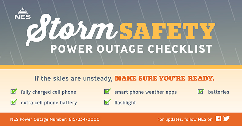 Nashville Electric Service Outage Report SURVIZ