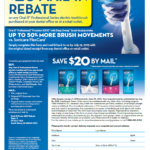 Oral B Rebate Save 20 Off For June And July Philips Sonicare Coupons