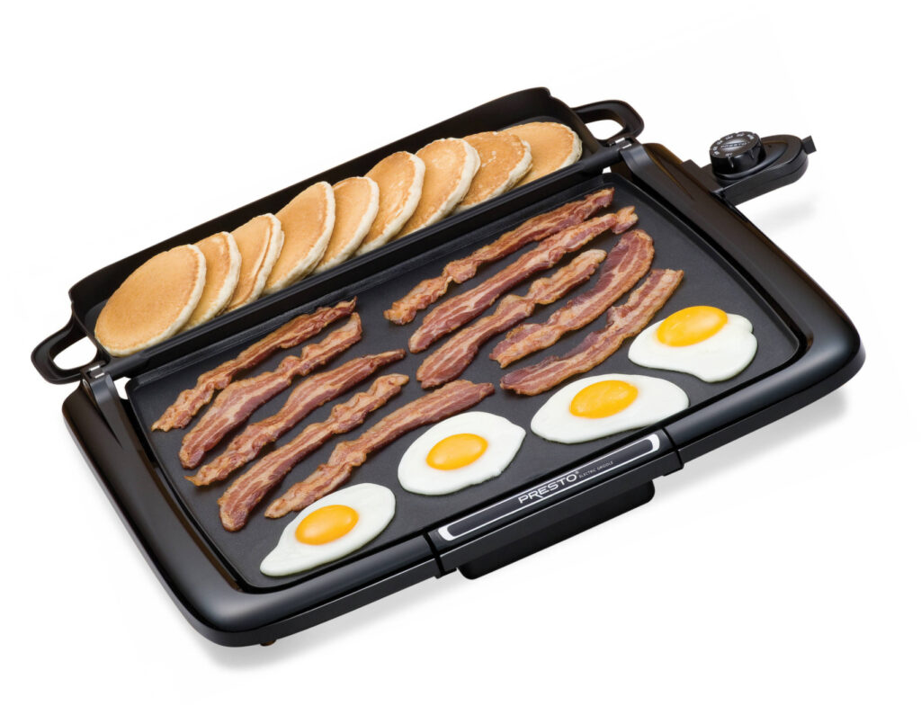 Outdoor Griddle Presto Cool Touch Electric Surface Cooking Indoor 