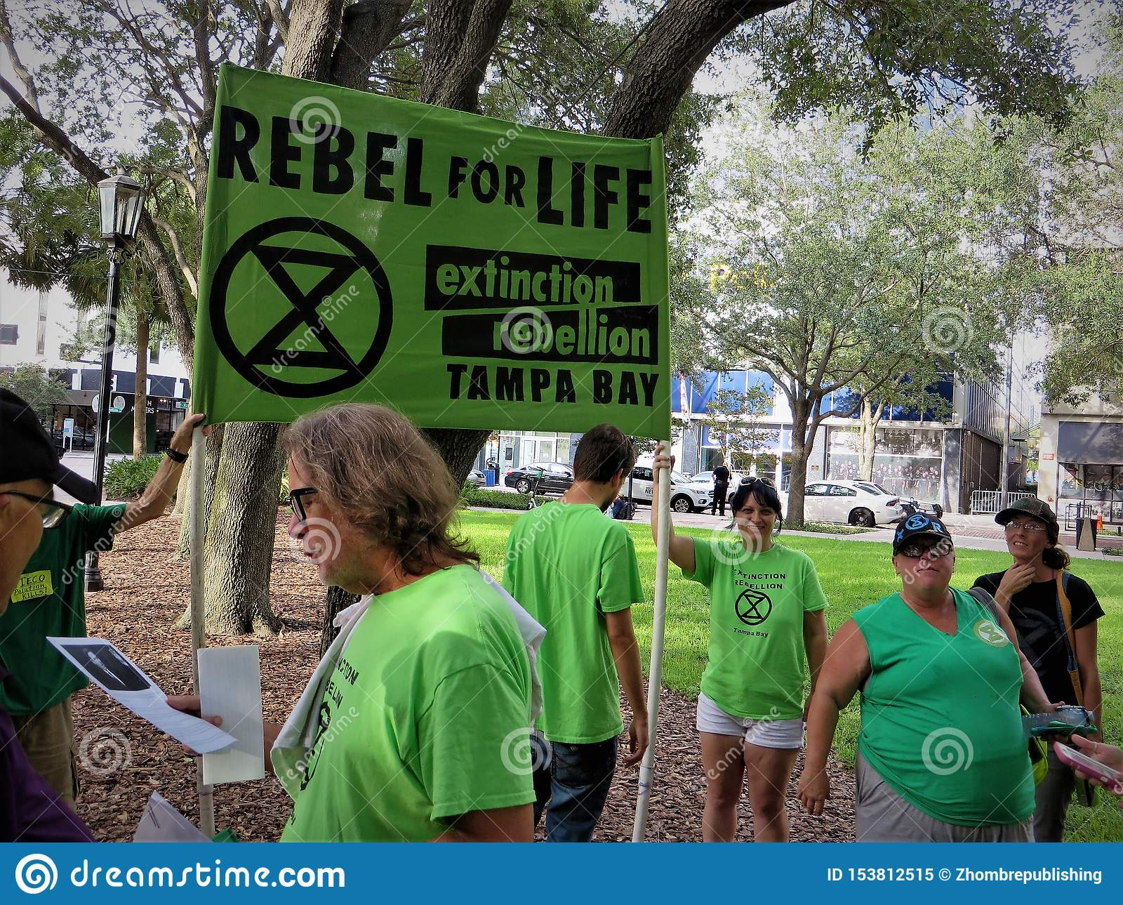 People Vs TECO Protest Tampa Florida Editorial Image Image Of 