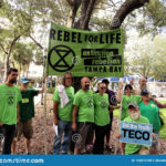 People Vs TECO Protest Tampa Florida Editorial Stock Photo Image Of