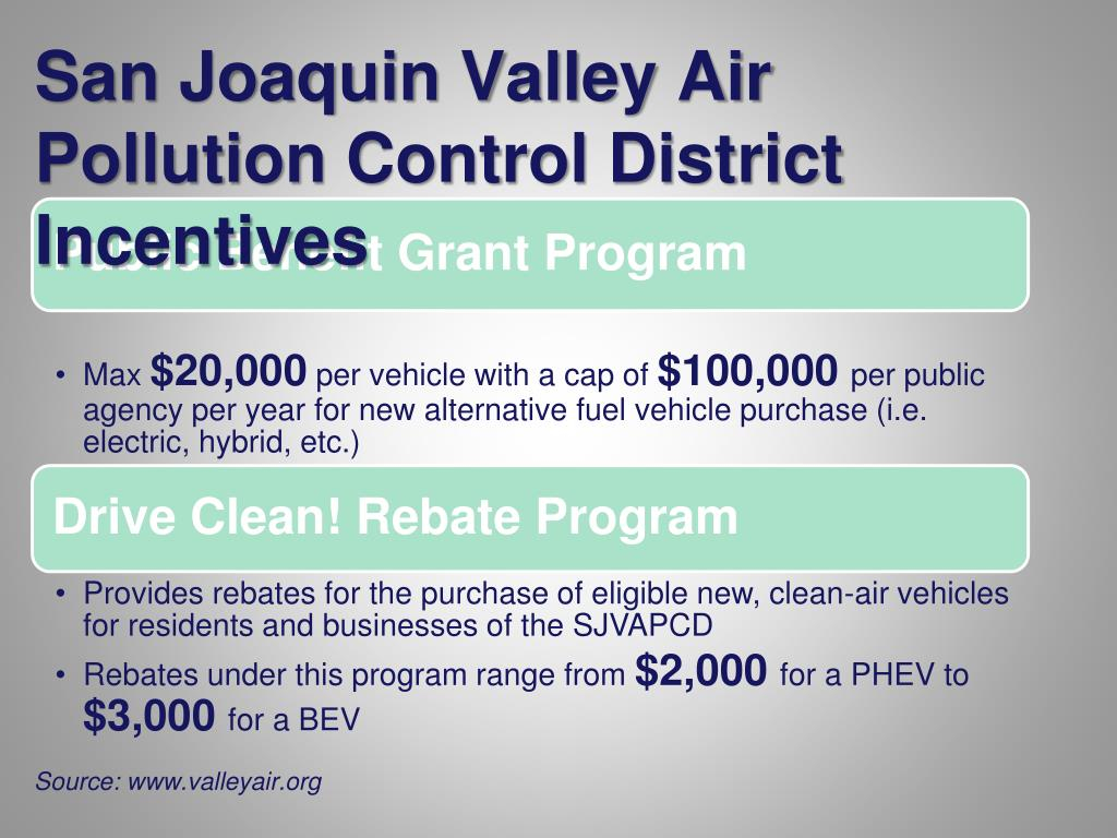 PPT San Joaquin Valley Plug In Electric Vehicle Coordinating Council