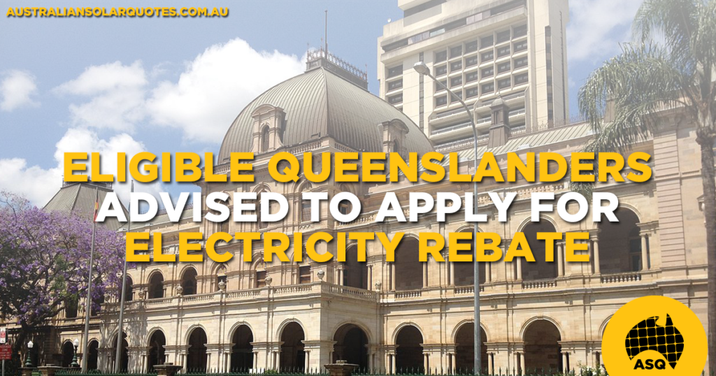 Queensland Electricity Rebate Set To Reduce Consumers Spend