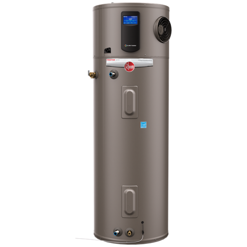 Rheem Prestige Hybrid Electric Water Heater 50 Gal Solar Panels 