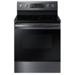 Samsung 30 Inch Electric Convection Range 5 9 Cu Ft Black Stainless