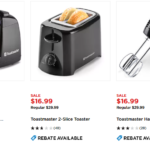 Savvy Spending Kohl s Toastmaster Small Kitchen Appliances 8 To Pick