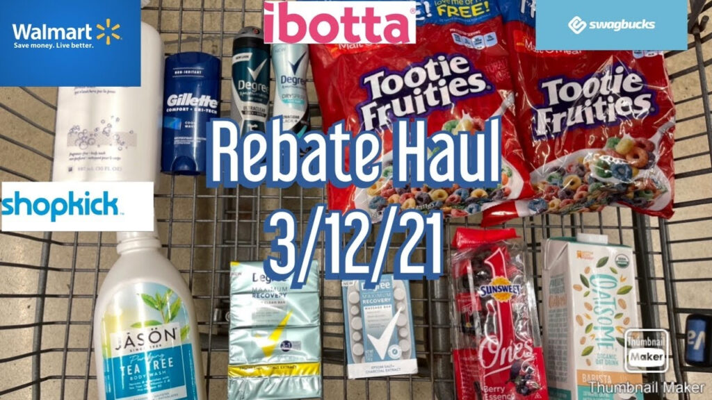 Walmart Ibotta Haul Finished My Weekend Warrior Rebates Reset 