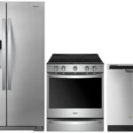 Whirlpool 3 Piece Kitchen Appliance Package With WRS571CIHZ 36 Inch