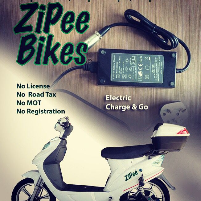 ZiPee Flyer 2015 Front Road Tax Electric Charge Bike