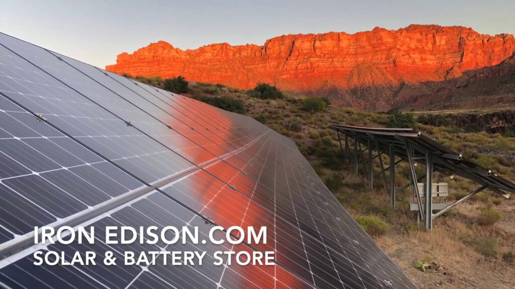 15 Seconds Iron Edison Solar And Battery Store YouTube