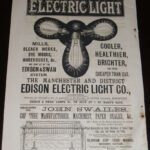 1886 Illustrated Advertisement For The Edison Electric Light Company