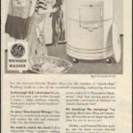 1950 Vintage Ad For General Electric Wringer Washer Retro Appliance