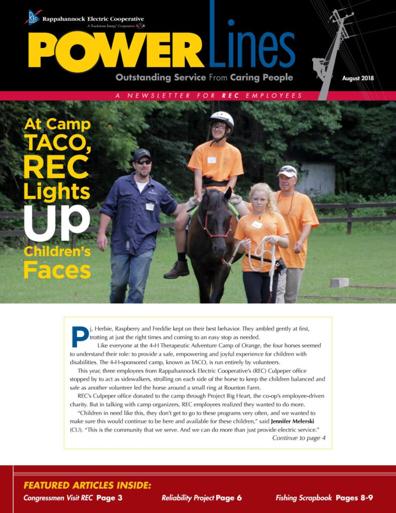 August 2018 PowerLines By Rappahannock Electric Cooperative Issuu