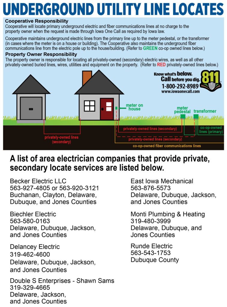 Call Before You Dig Maquoketa Valley Electric Cooperative