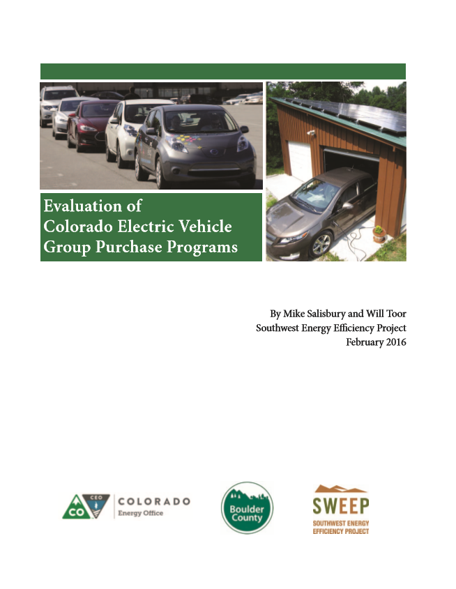 Evaluation Of Colorado Electric Vehicle Group Purchase Programs Atlas 