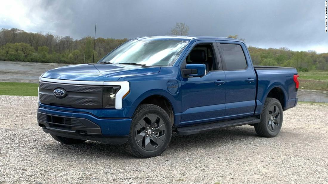 Ford s Electric F 150 Lightning Pickup Truck Is Here CNN