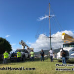 Hawaiian Electric Volunteers Help Light Kaimuki Tree Kaimuki