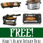 Kohl s Black Friday Small Appliance Rebate Offer 3 FREE Includes