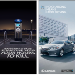 Lexus Advertisement For Hybrid Cars Has Infuriated Electric Car Fans