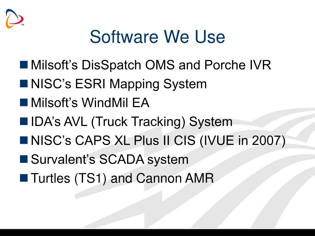 PPT OMS And AMR MultiSpeak Interface At San Bernard Electric Coop 