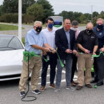 Ribbon Cut On Electric Car Charger The Elkin Tribune