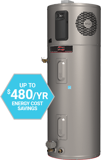 Ruud Ultra Series Hybrid Electric Water Heater Ruud WaterRebate