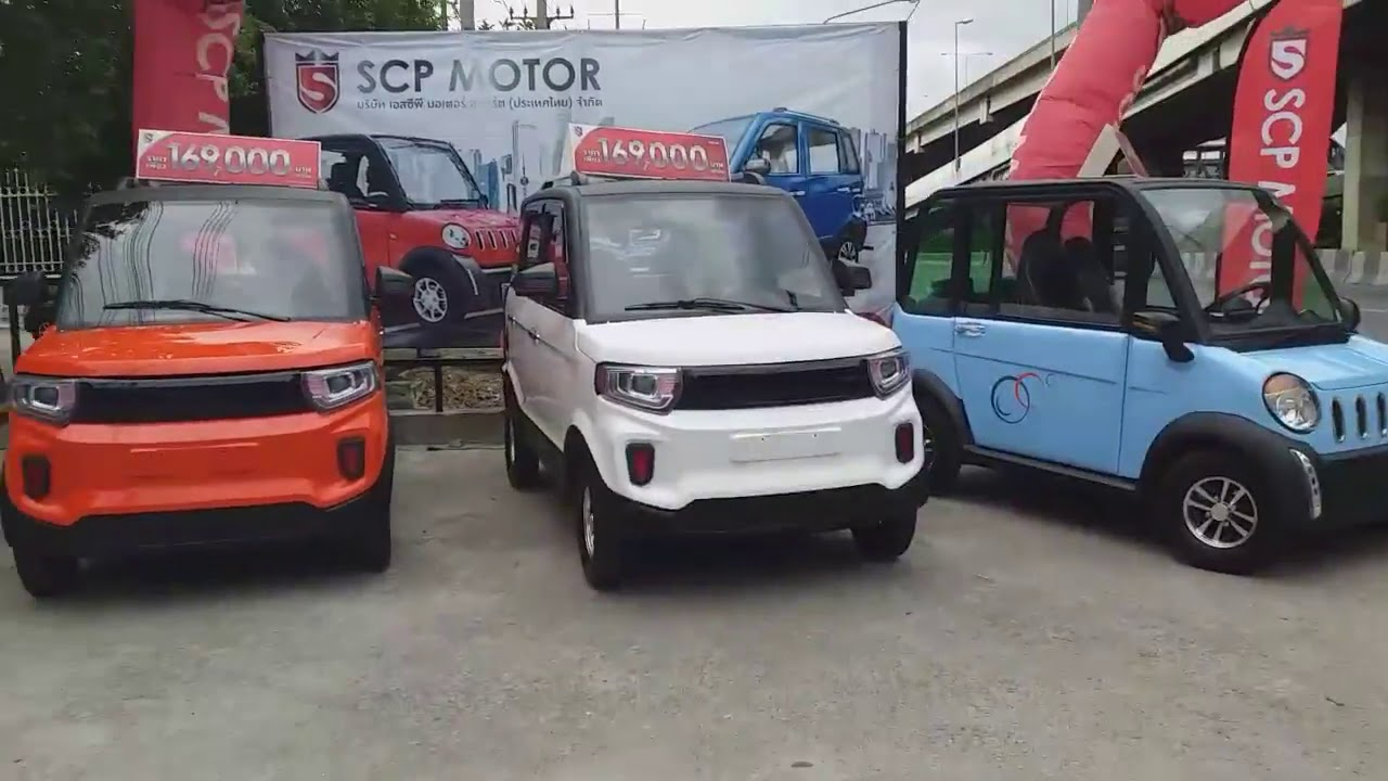 SCP MOTOR SPORT THAILAND Showroom Vdo 3 Electric Car Laos EV Car 