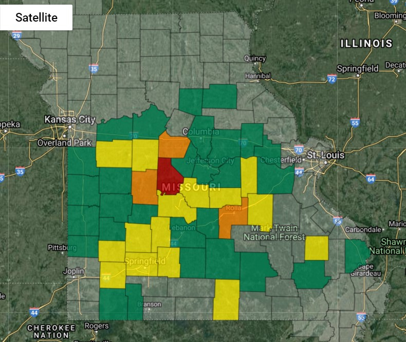 STORM UPDATES Nearly 400 Without Power In Lake Of The Ozark Area 