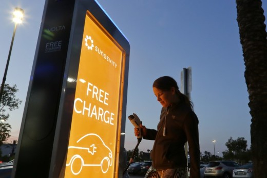 This Ad Network Helps You Charge Your Electric Car For Free