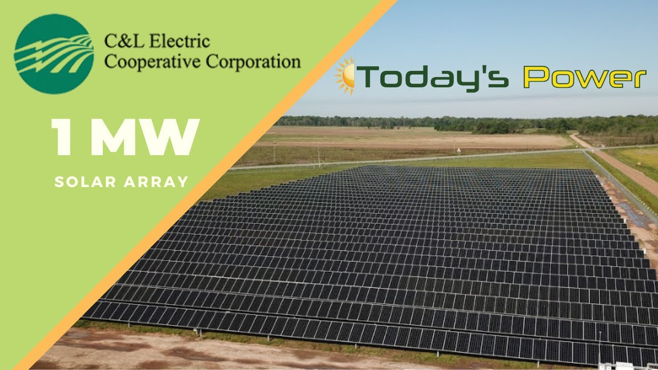 C L Electric Cooperative Solar Array YouTube