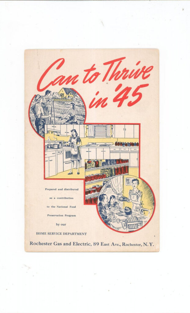 Can To Thrive In 45 Cookbook Regional New York Rochester Gas 