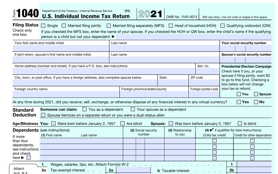 Congress Is Again Considering A Truly Free IRS Tax Filing System 