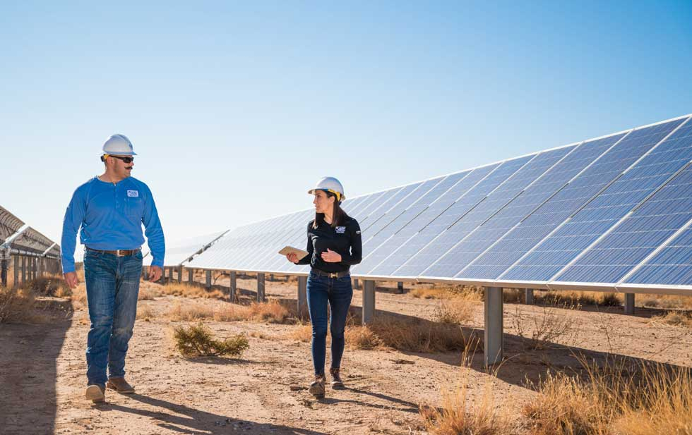 Construir El Paso Electric Planta Solar En San Elizario