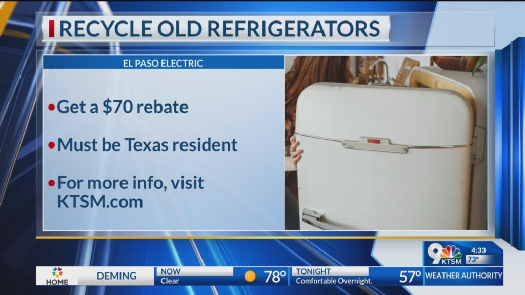 El Paso Electric Program Offers 70 Rebate When You Recycle Your Old 