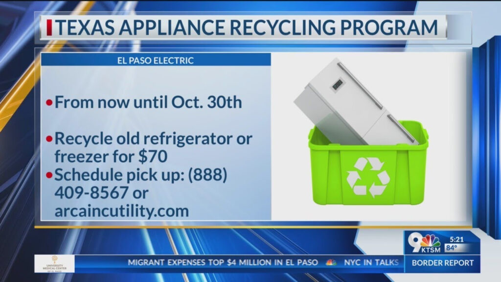 El Paso Electric Program Offers 70 Rebate When You Recycle Your Old