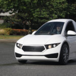 Electra Meccanica Solo Three wheeled Electric Car Unveiled