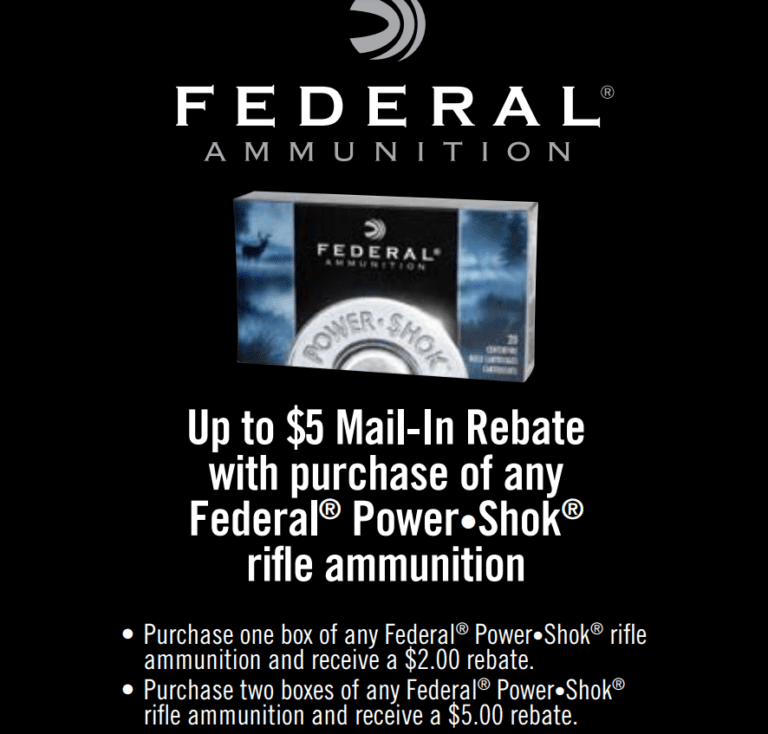 Federal Premium 209 Primers Review Printable Rebate Form